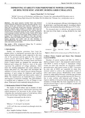 Improving stability for independent power control of dfig with sfoc and dpc during grid unbalance