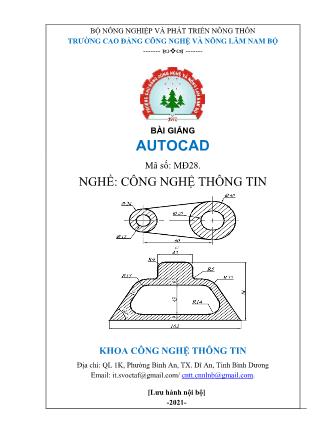 Bài giảng AutoCAD (Bản đẹp)