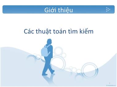 Bài giảng Các thuật toán tìm kiếm