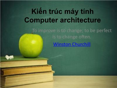 Bài giảng Kiến trúc máy tính - Chương 2: Kiến trúc tập lệnh - Tạ Kim Huệ