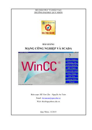 Bài giảng Mạng công nghiệp và SCADA - Đỗ Văn Cần