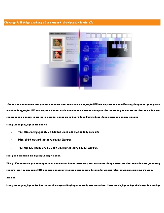Bài giảng Photoshop - Chương 17: Thiết lập các thông số của máy tính cho việc quản lý màu sắc