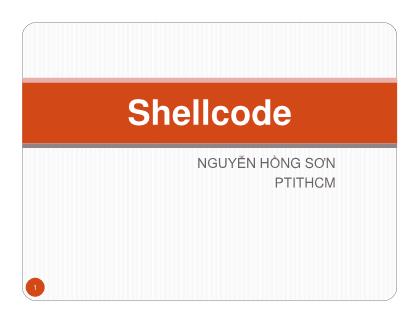 Bài giảng Shellco