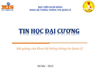 Bài giảng Tin học đại cương - Chương 2: Hệ điều hành - Ngô Thùy Linh