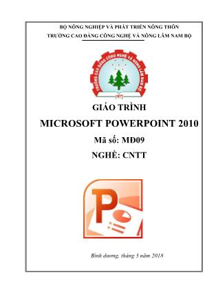 Giáo trình Microsoft Powerpoint 2010