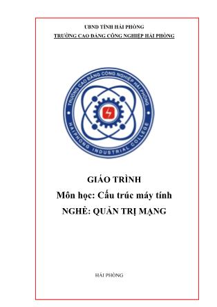 Giáo trình môn học Cấu trúc máy tính