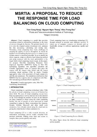 Msrtia: A proposal to reduce the response time for load balancing on cloud computing