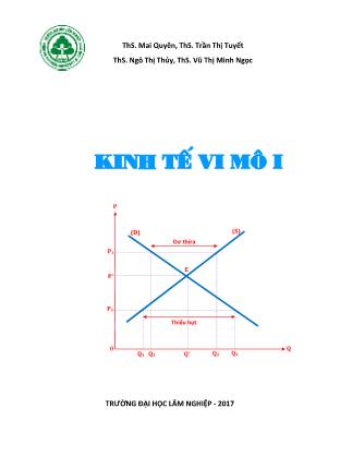 Bài giảng Kinh tế vi mô I