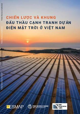 Chiến lược và khung đấu thầu cạnh tranh dự án điện mặt trời ở Việt Nam
