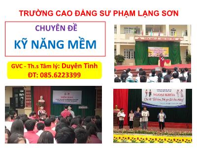 Chuyên đề Kỹ năng mềm