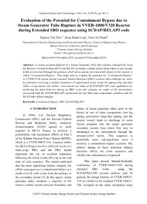 Evaluation of the Potential for Containment Bypass due to Steam Generator Tube Rupture in VVER-1000/V320 Reactor during Extended SBO sequence using SCDAP/RELAP5 code