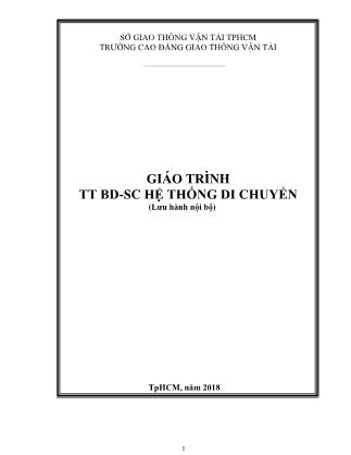 Giáo trình Bảo dưỡng và sửa chữa hệ thống treo, lái