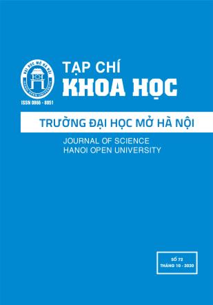 Tạp chí Khoa học trường Đại học Mở Hà Nội - Số 72 - Tháng 10/2020