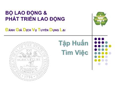 Tập huấn tìm việc