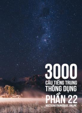 3000 Câu đàm thoại tiếng Hoa - Phần 22