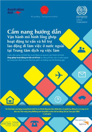 Cẩm nang Hướng dẫn Vận hành mô hình lồng ghép hoạt động tư vấn và hỗ trợ lao động đi làm việc ở nước ngoài tại Trung tâm dịch vụ việc làm