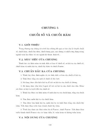 Giáo trình Giải tích (Dành cho sinh viên các ngành kỹ thuật và công nghệ) - Phần 2