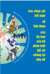 Tài liệu Các nhận xét kết luận về Việt Nam của ủy ban xóa bỏ phân biệt đối xử chống lại phụ nữ