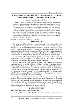 A design solution for compact slotted waveguide array antennas based on SIW technology