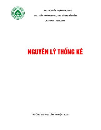 Bài giảng Nguyên lý thống kê